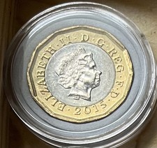 2015 The Royal Mint Trial Piece Great Britain 1 Pound Coin 