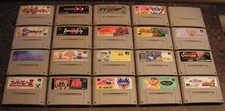 20 x Nintendo Super Famicom JAP Import Game Cartridge Bundle Job Lot - SHVC SNES