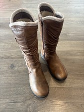 Earth spirit tan leather boots - spirit,