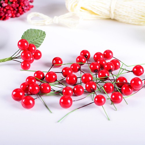 100pcs red fake - red,