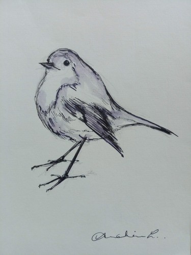 Original small hand drawn pen - small,