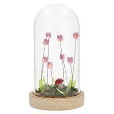 LED Flower Dome, 8 LED Lilac