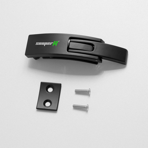 Sooperfit black lever buckle - black,
