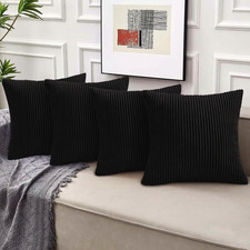 Pack of 4 Stripe Velvet