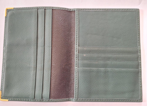Rolex leather passport wallet - leather,
