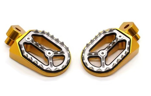 Yamaha gold wide footpegs - yamaha,