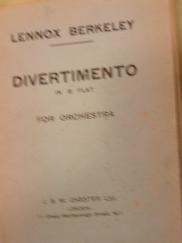 Berkeley divertimento - divertimento, in