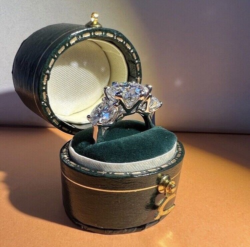 925 silver 50ct three stone - 925,