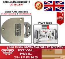 NEEDLE PLATE & FEED DOG FOR