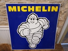 Michelin tin sign. Mitchelin tyres sign. Automobilia. Dunlop.Goodyear.