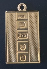9ct yellow gold ingot - yellow,