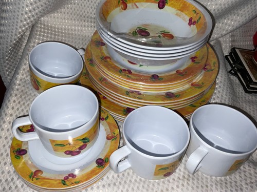 Kleeneze 24pc melamine - 24pc, dinner