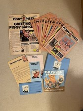 1980s NatWest Piggy Press Magazines And Folder - Collectors Vintage Memorabilia