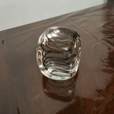 Murano Glass Paperweight Clear