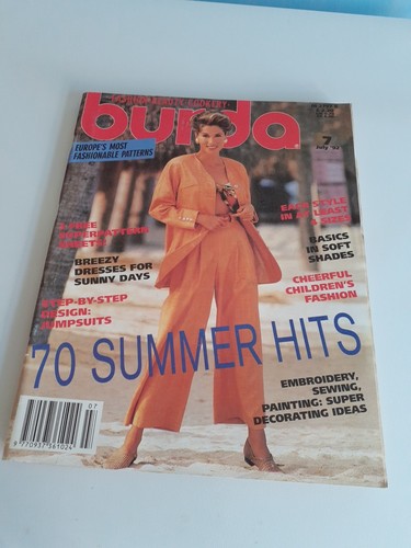 Burda magazine with sewing - burda,