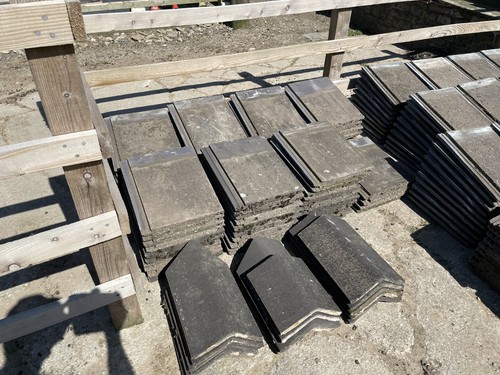 Used roof tiles - used, 33.5cm