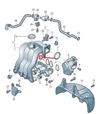 VOLKSWAGEN CADDY 2K MK3 INTAKE