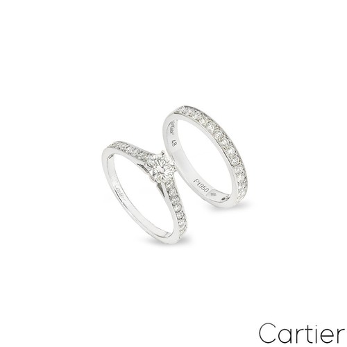 Cartier platinum round - cartier, diamond