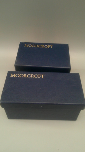 Moorcroft empty boxes - empty,