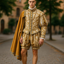 Elizabethan mens suit Medieval