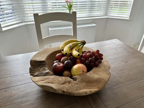 Huge 50cm teak root - teak, wooden
