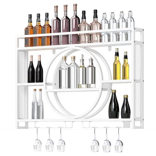 Wall mounted wine - mounted, 5-tier