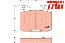 FRONT BRAKE PADS SET GDB264