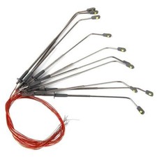 10x Model Rail Train Street Lights Lampost LED 3V Volts OO Gauge suit hornby 8cm