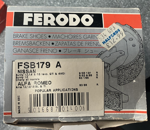 Nos ferodo brake - shoes, &