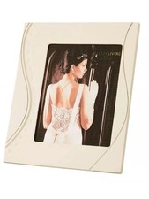 Belleek Silver Ripple 5x7” Photograph Frame