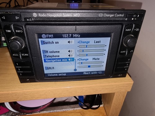 Golf mk4 mfd1 navigation - vw,