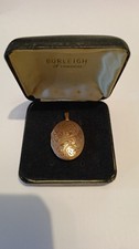Vintage 9ct Gold Locket With engraving hallmarked very large.