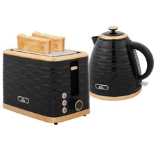 HOMCOM Kettle and Toaster Set