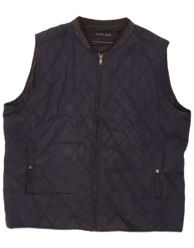 Zara mens quilted gilet - mens, uk