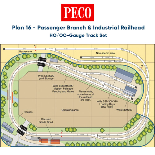 Peco plan passenger branch - 16:,