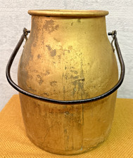Vintage Farm Rustic Metal Milk