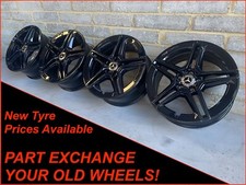 Mercedes 20" GLE GLS ML R Class Gloss Black Genuine AMG Alloy Wheels