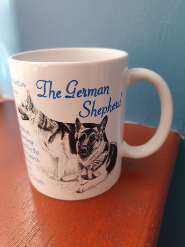 German shepherd mug - german,