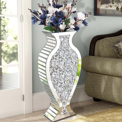 Tall floor vase crushed - vase, s