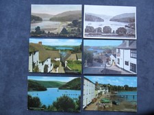 6 POSTCARDS OF DITTISHAM DEVON