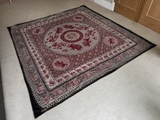 Large Black Red Gold Thread