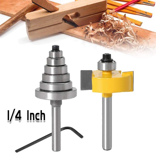Shank rebate router bit - 1/4",