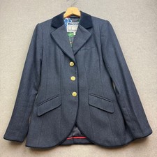 JOULES Tweed Jacket UK 10 Navy