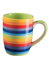ETHICALLY SOURCED FAIR TRADE CERAMIC RAINBOW STRIPE HOME ACCESSORIES 