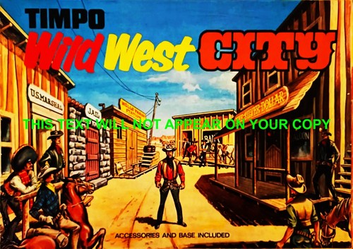 Timpo toys wild - wild, west