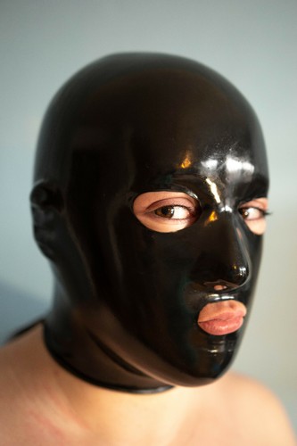 Latex rubber anatomical hood - rubber,