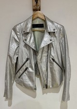 Zara Silver Metallic Faux