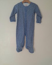Cath Kidston Star Babygrow Sleepsuit Age 9-12m Bnwot New Feet