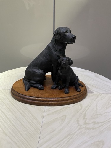 Figurine black labrador - black, &