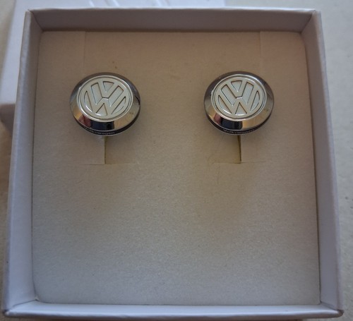 Cufflinks brushed stainless - vw,